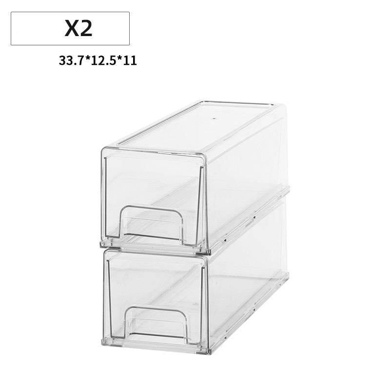 Refrigerator Fresh-keeping Freezer Storage Box Drawer Kitchen Storage Food Food Arrangement Storage Artifact Egg Box - Mubimart