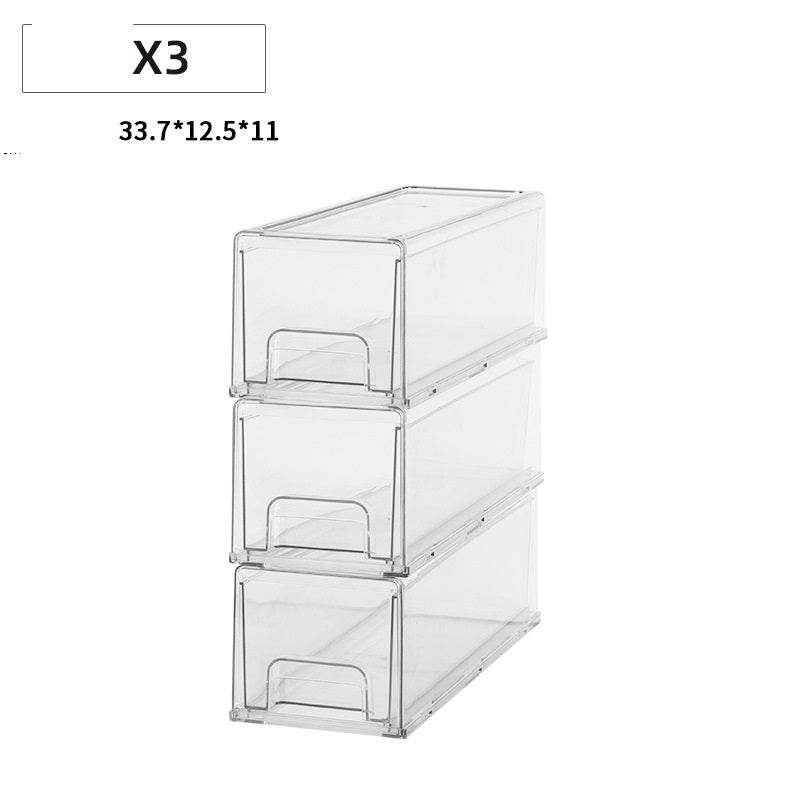 Refrigerator Fresh-keeping Freezer Storage Box Drawer Kitchen Storage Food Food Arrangement Storage Artifact Egg Box - Mubimart