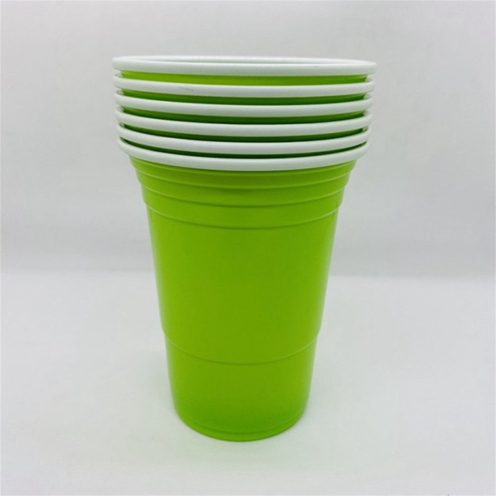 Regular Disposable Two-color Plastic Party Non-toxic Two-color Cup - Mubimart -  