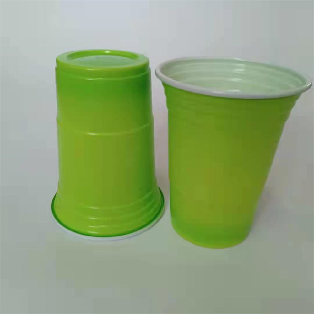 Regular Disposable Two-color Plastic Party Non-toxic Two-color Cup - Mubimart -  