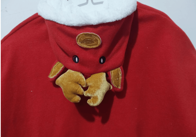 Reindeer Poncho Christmas Cloak - Mubimart