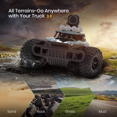 Remote Control Off-Road Trucks 2.4G Wifi 720P HD FPV Camera Kids Adults Toy Gift - Mubimart -  