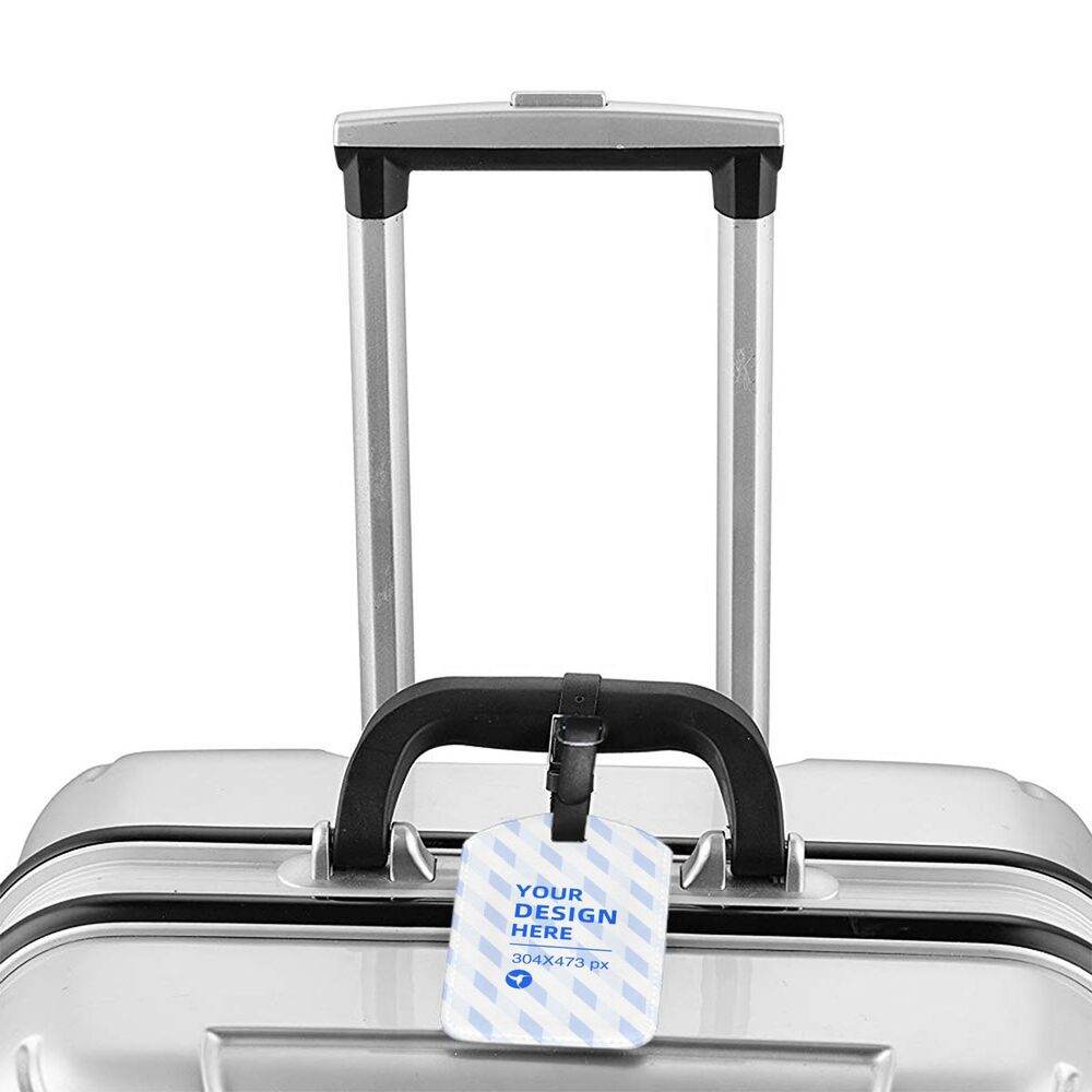 Removable And Convenient Leather Luggage Tag - Mubimart