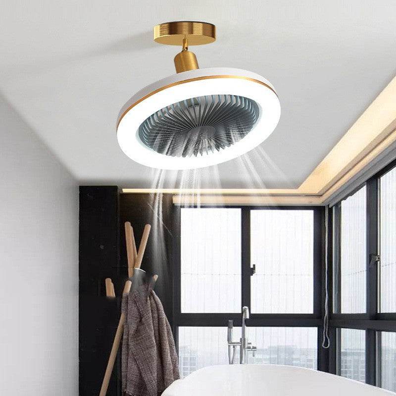 Restaurant Bar Modern Simple Small Ceiling Fan Light - Mubimart
