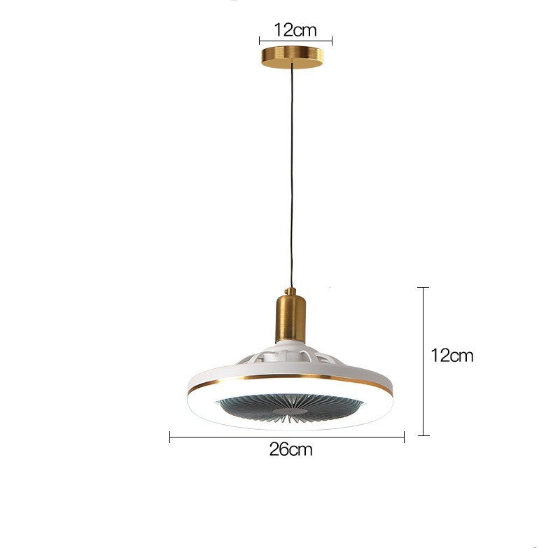 Restaurant Bar Modern Simple Small Ceiling Fan Light - Mubimart -  