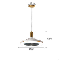 Restaurant Bar Modern Simple Small Ceiling Fan Light - Mubimart -  