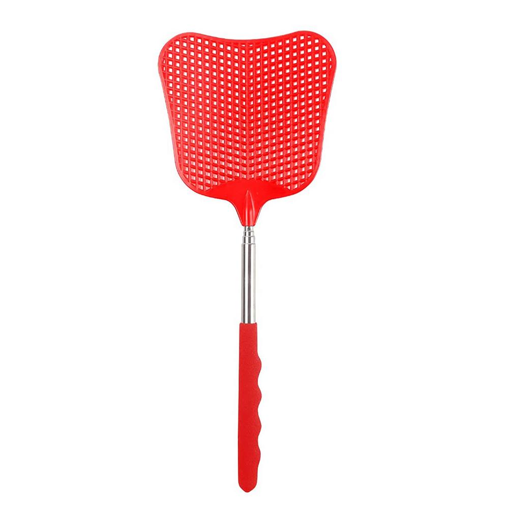 Retractable Stainless Steel Rod 12CM Banana Shape Plastic Fly Swatter - Mubimart -  