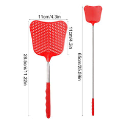 Retractable Stainless Steel Rod 12CM Banana Shape Plastic Fly Swatter - Mubimart -  