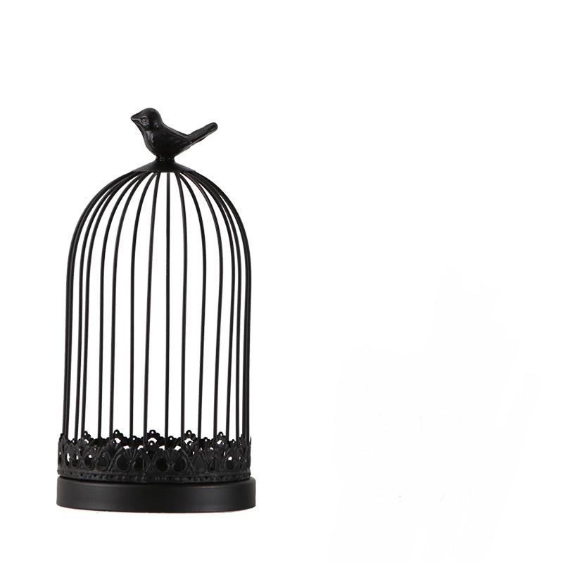 Retro Creative Bird Cage Green Plant Decoration - Mubimart -  