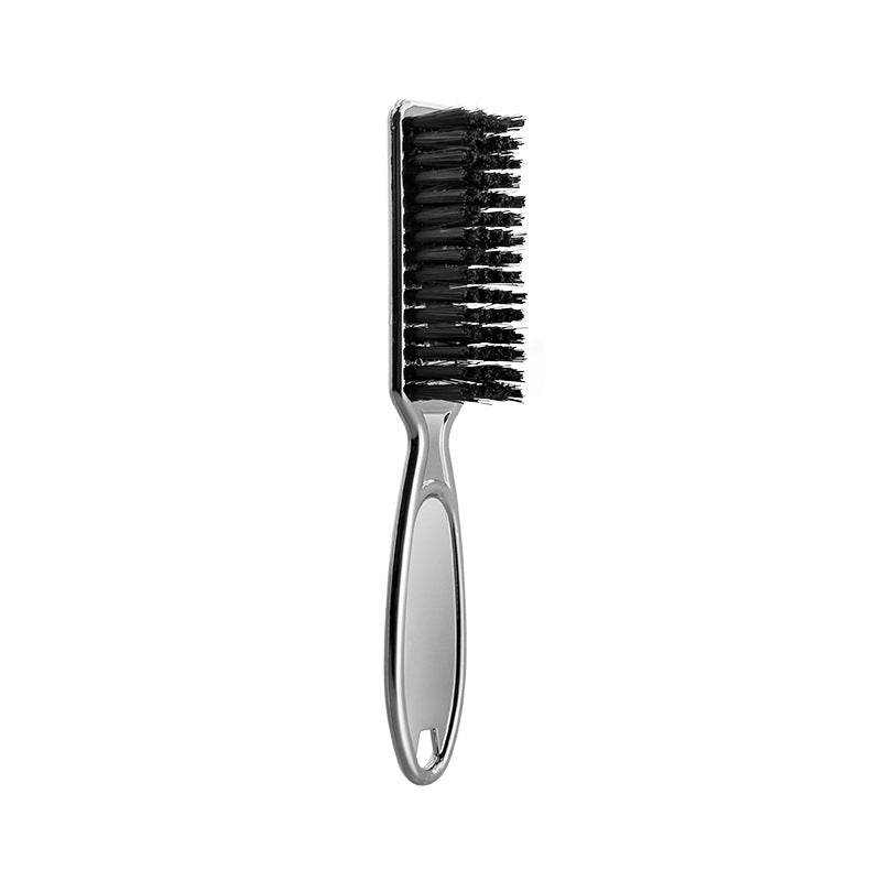 Retro Gradient Oil Head Electroplating Broken Hair Sweep Neck Beard Brush Hair Salon Hairdressing Tools - Mubimart