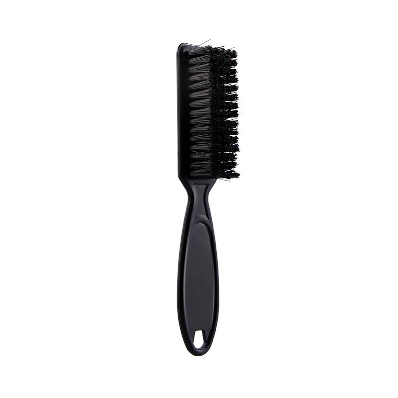 Retro Gradient Oil Head Electroplating Broken Hair Sweep Neck Beard Brush Hair Salon Hairdressing Tools - Mubimart -  