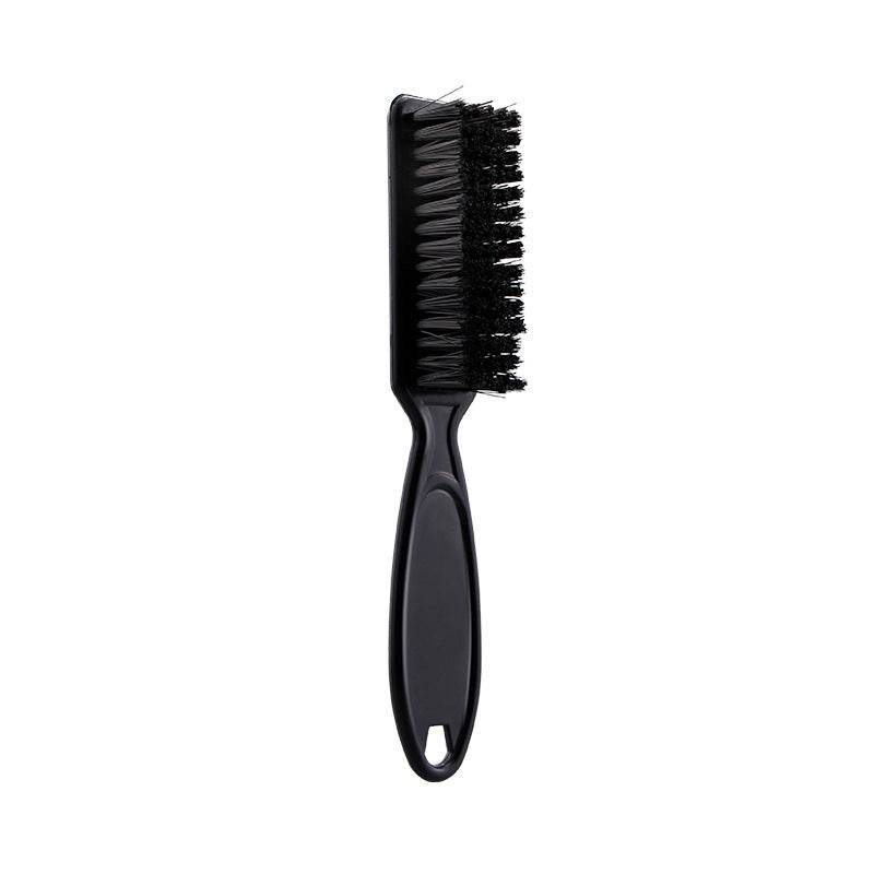 Retro Gradient Oil Head Electroplating Broken Hair Sweep Neck Beard Brush Hair Salon Hairdressing Tools - Mubimart