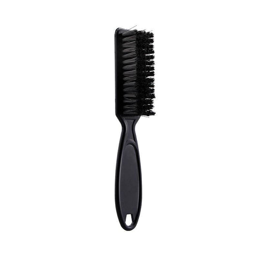 Retro Gradient Oil Head Electroplating Broken Hair Sweep Neck Beard Brush Hair Salon Hairdressing Tools - Mubimart