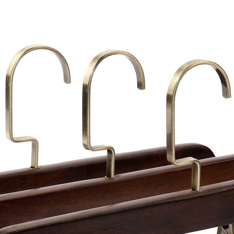 Retro Solid Wood Pants Hanger Pants Clip Wooden Pants Clip Skirt Clip - Mubimart