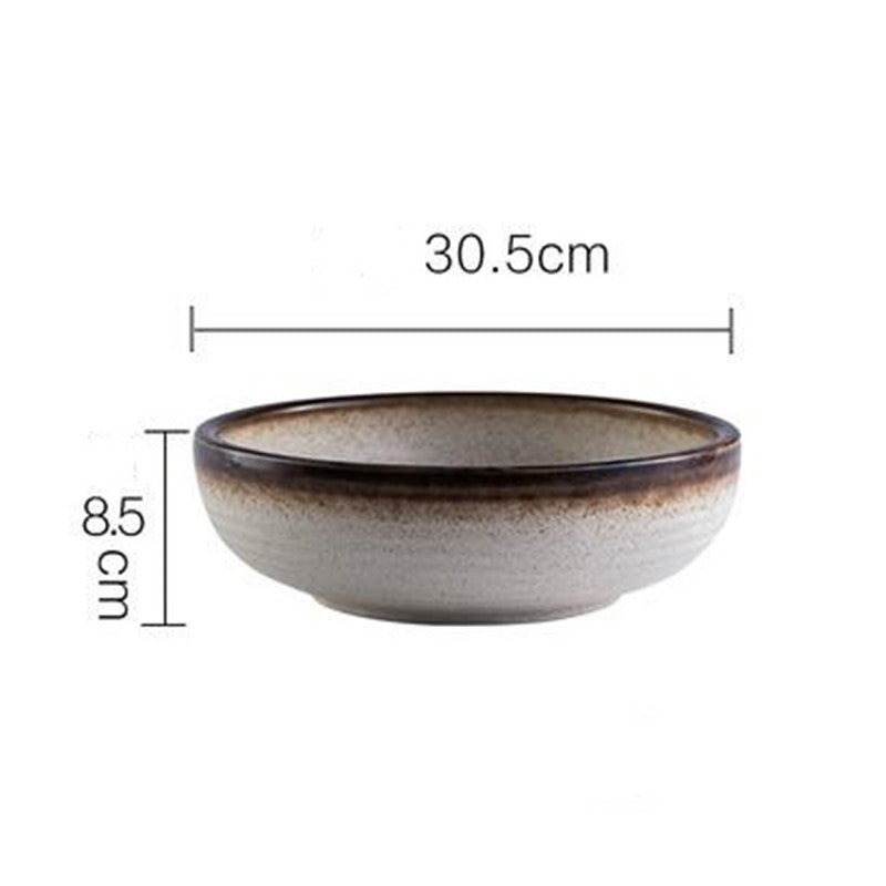 Retro soup bowl soup bowl - Mubimart -  