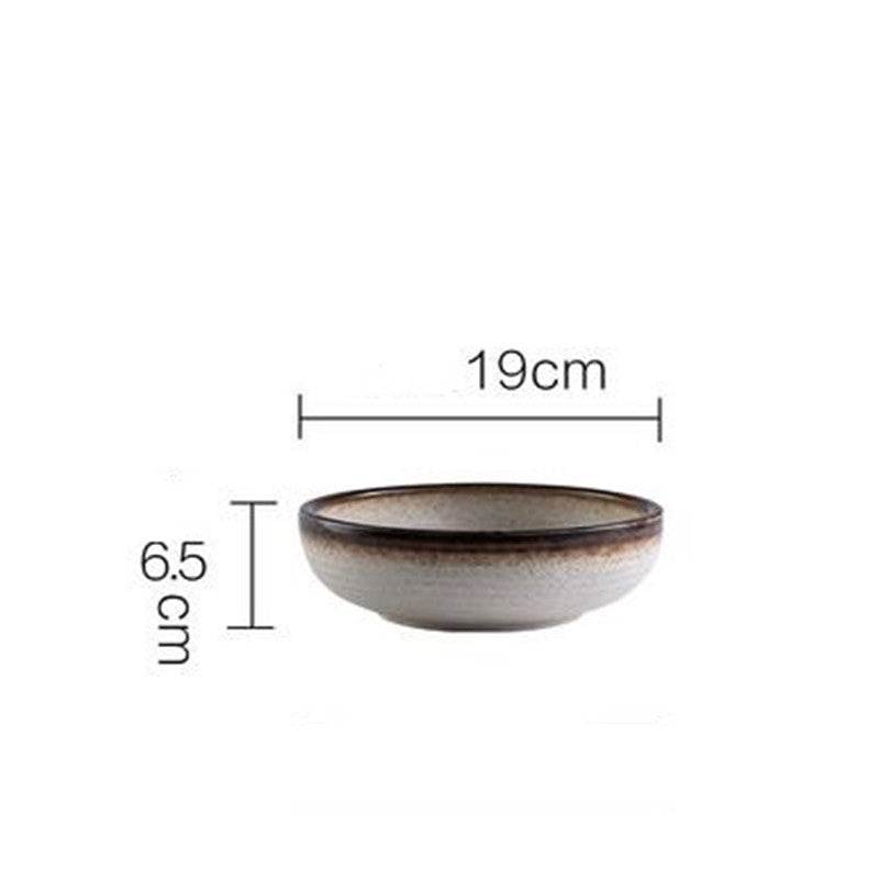 Retro soup bowl soup bowl - Mubimart