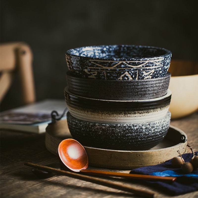 Retro soup bowl soup bowl - Mubimart
