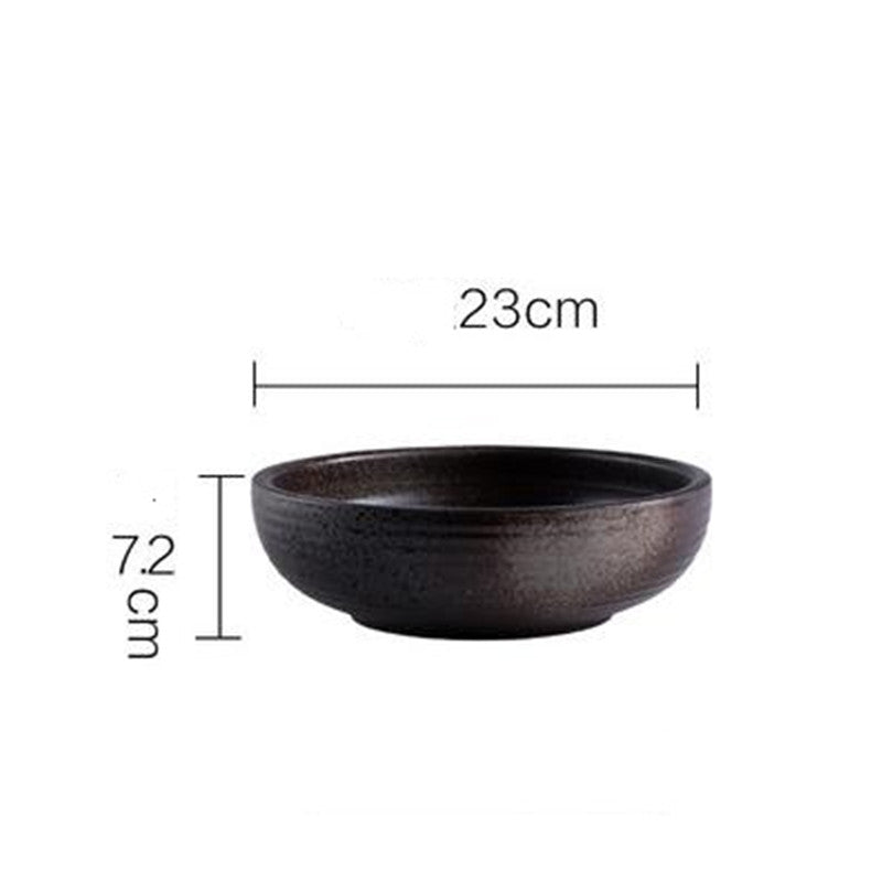 Retro soup bowl soup bowl - Mubimart -  