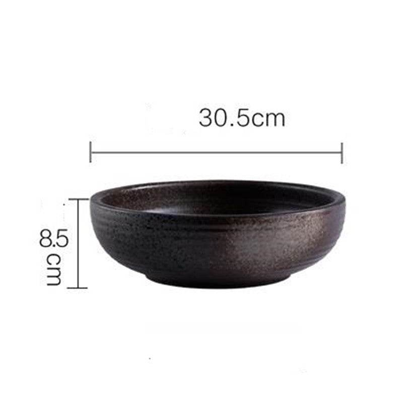 Retro soup bowl soup bowl - Mubimart