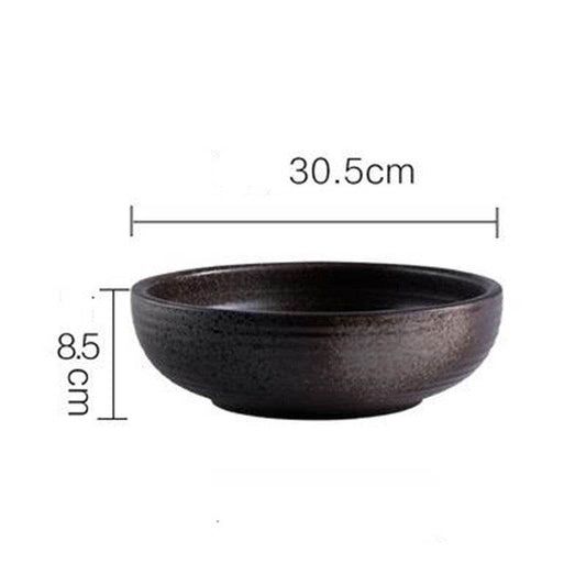 Retro soup bowl soup bowl - Mubimart