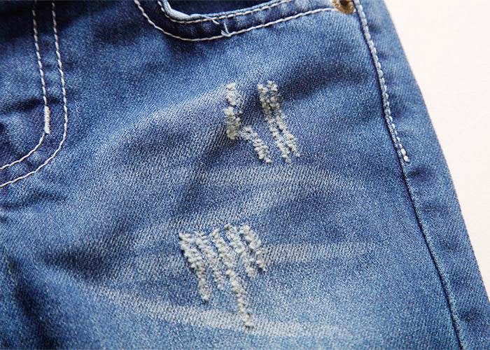 Ripped Jeans Washed Boy European Style - Mubimart