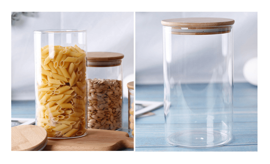Room glass storage jar - Mubimart