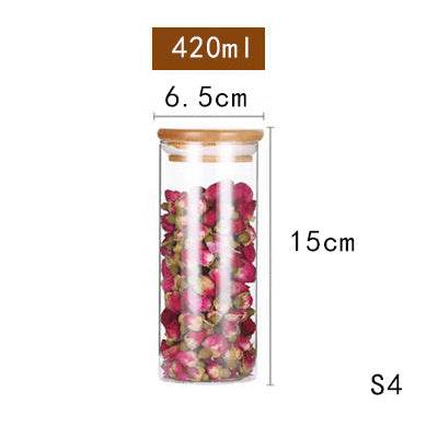 Room glass storage jar - Mubimart
