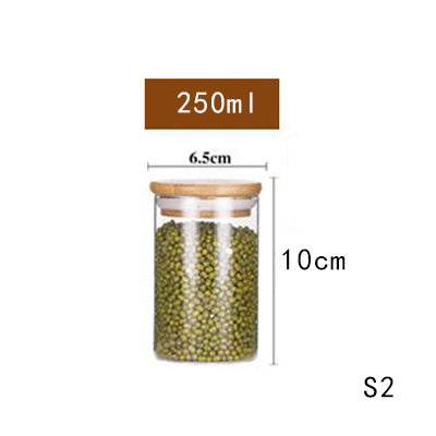 Room glass storage jar - Mubimart