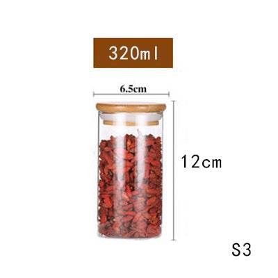 Room glass storage jar - Mubimart
