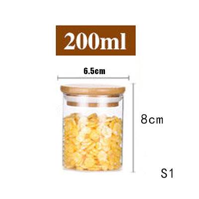 Room glass storage jar - Mubimart