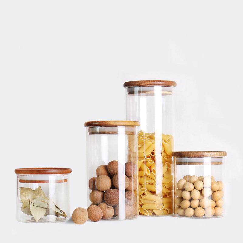 Room glass storage jar - Mubimart
