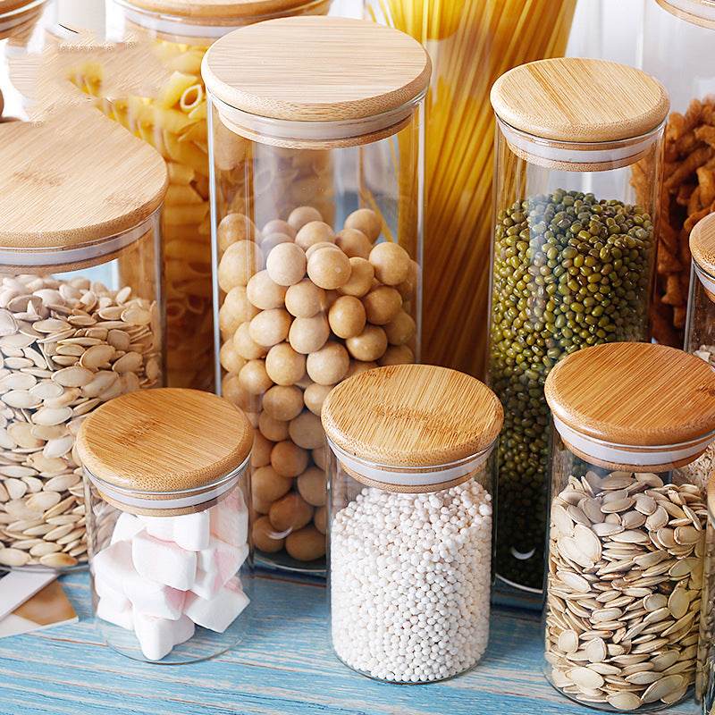 Room glass storage jar - Mubimart