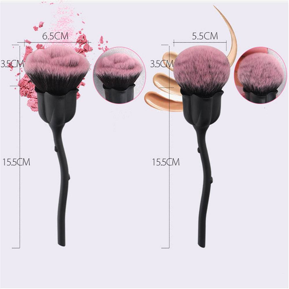 Rose makeup brush - Mubimart
