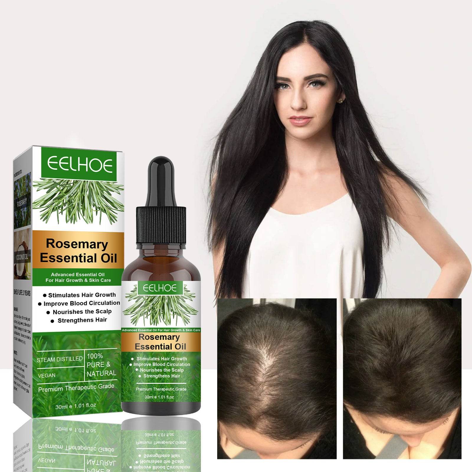 Rosemary Anti-Breakage Nourishing Hair Care Oil - Mubimart
