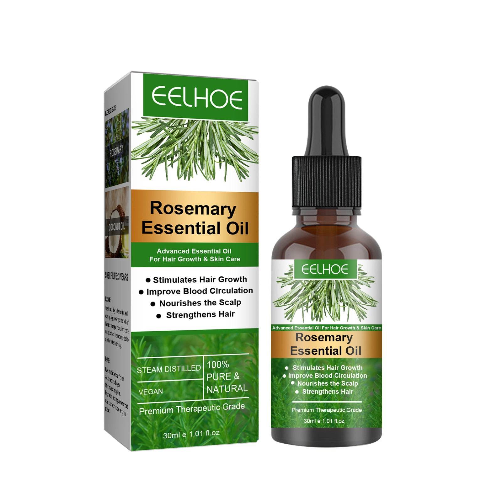 Rosemary Anti-Breakage Nourishing Hair Care Oil - Mubimart