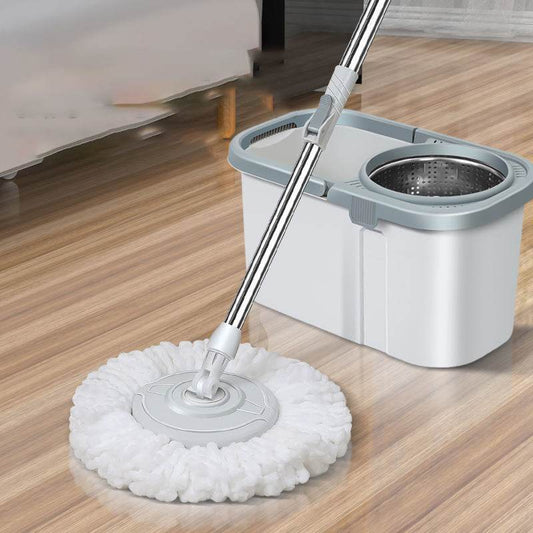 Rotary Mop Hand Free Household One Clean Flat Absorbent Mop - Mubimart
