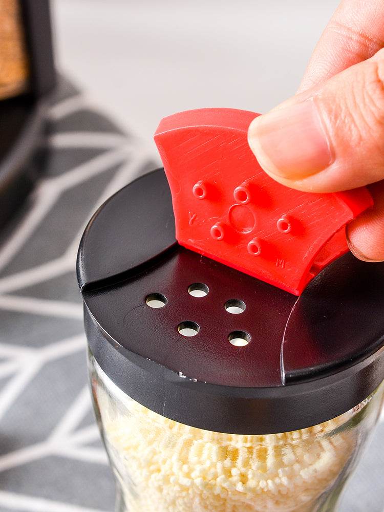 Rotary Seasoning Storage Spice Bottle Rack Kitchen Salt and Pepper Cruet Condiment Set Containers for Spices - Mubimart
