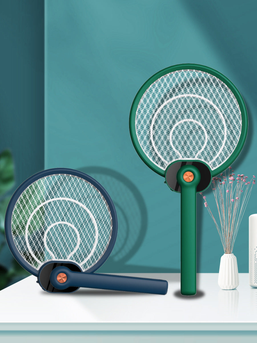 Rotating And Folding Mosquito Swatter - Mubimart -  