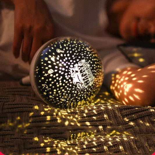 Rotating starlight projection lamp - Mubimart