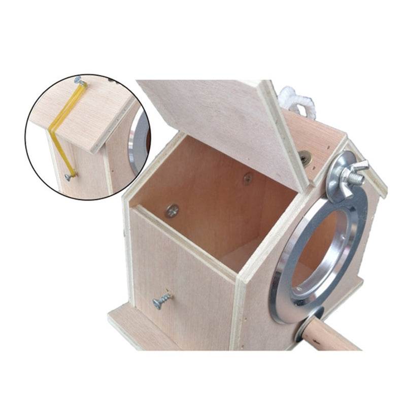 Round Cage Bird Nest Parrot Breeding Box Outdoor Munbird Breeding - Mubimart