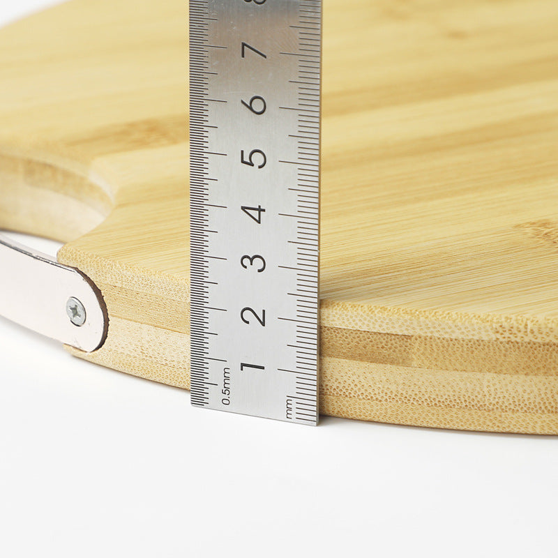 Round Cutting Board Household Thick Solid Wood Bamboo Cutting Board Kitchen Fruit Cutting Board Small Cutting Board Cutting Board Cutting Board - Mubimart -  