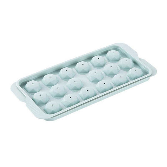 Round Ice Tray, Plastic Ice Cube Mold, Ice Spherical Ice Cube Box, Large Capacity - Mubimart