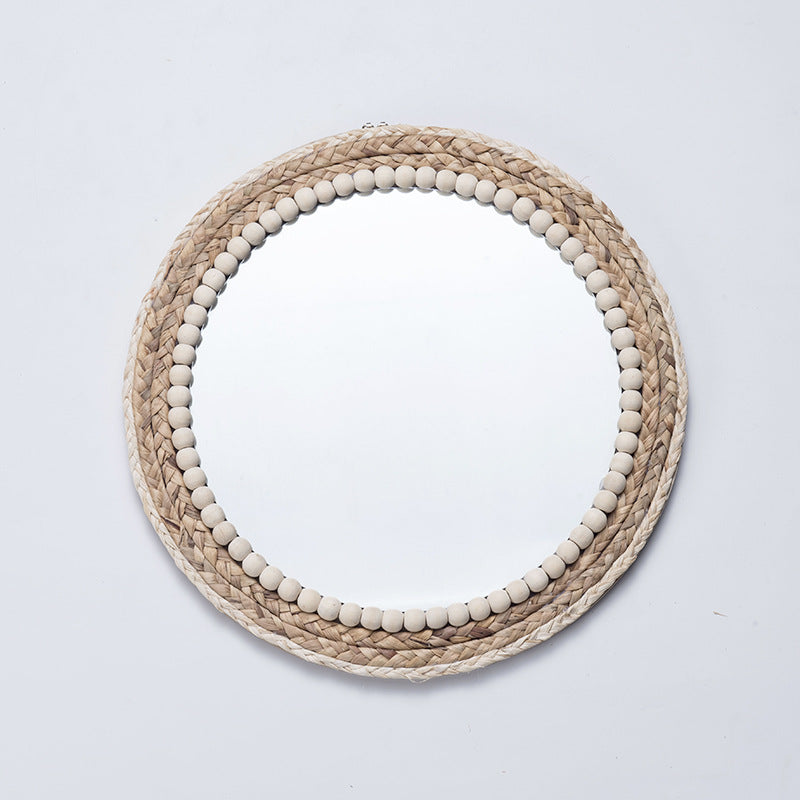 Round Makeup Mirror Wall-mounted Round Mirror - Mubimart -  