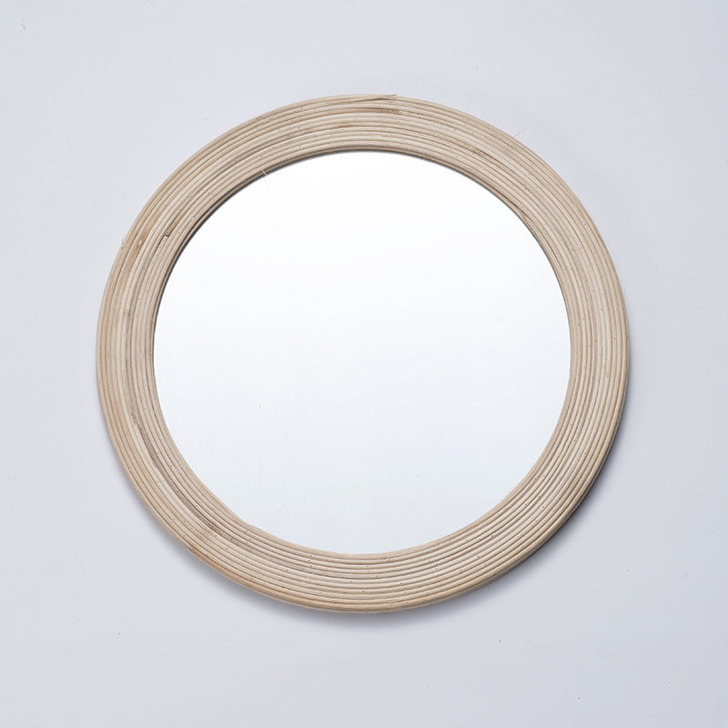 Round Makeup Mirror Wall-mounted Round Mirror - Mubimart -  