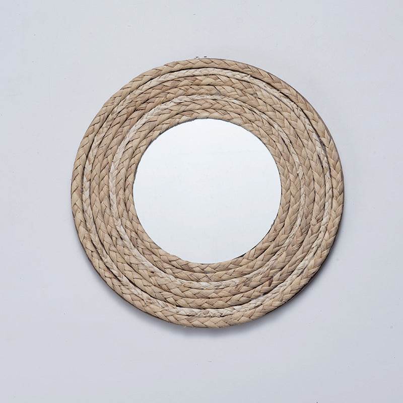 Round Makeup Mirror Wall-mounted Round Mirror - Mubimart