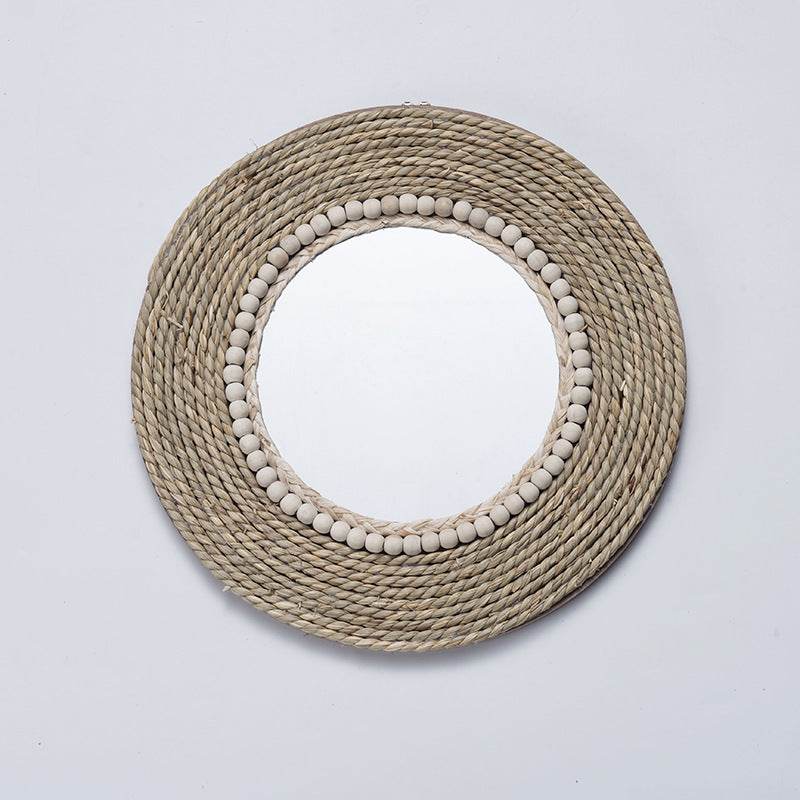 Round Makeup Mirror Wall-mounted Round Mirror - Mubimart