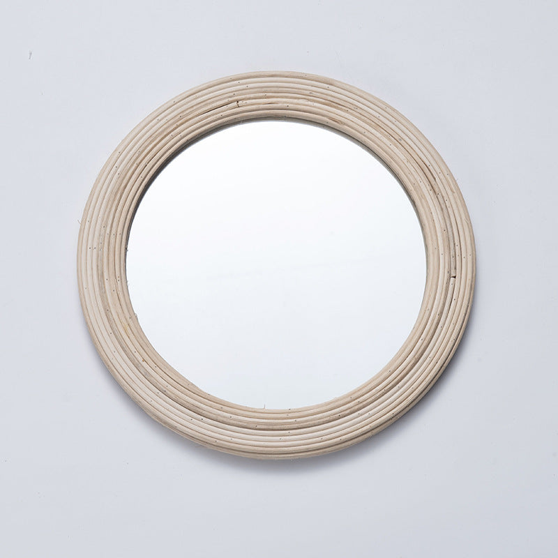 Round Makeup Mirror Wall-mounted Round Mirror - Mubimart -  