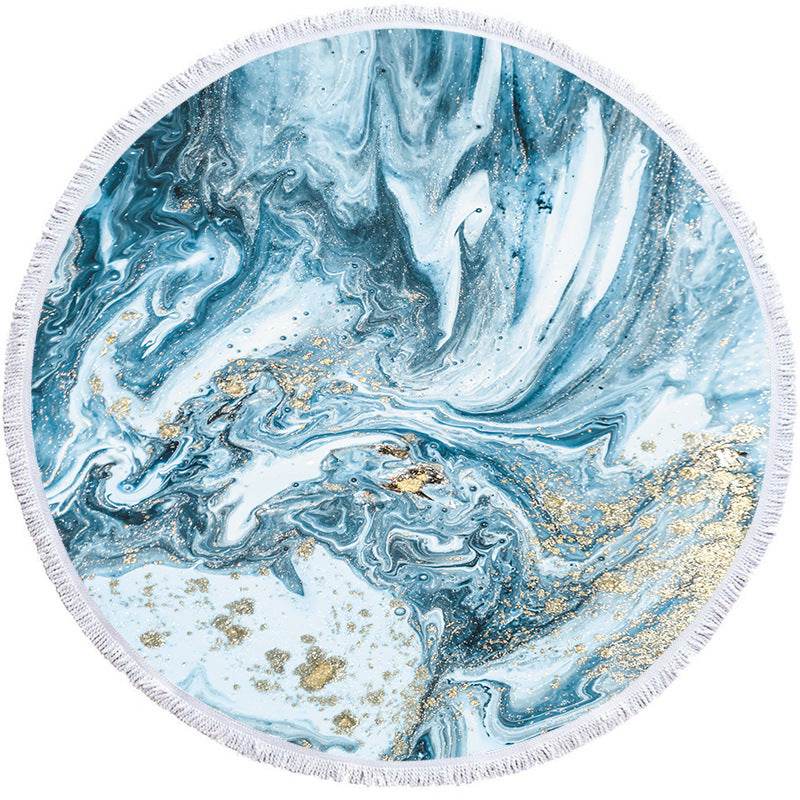 Round beach towel bath towel - Mubimart