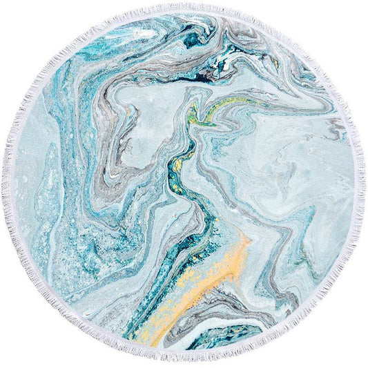 Round beach towel bath towel - Mubimart
