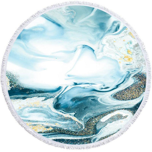 Round beach towel bath towel - Mubimart